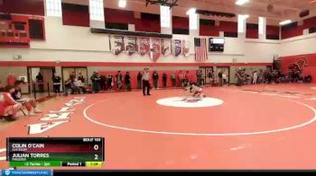 106 lbs Quarterfinal - Colin O`Cain, Cle Elum vs Julian Torres, Prosser