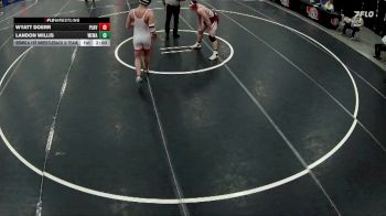 190 lbs Semis & 1st Wrestleback (8 Team) - Wyatt Doerr, Plainview vs Landon Willis, Weeping Water