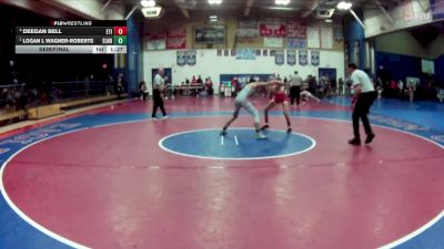 106 lbs Semifinal - Logan L Wagner-Roberts, Eleanor Roosevelt vs Deegan Bell, Etiwanda