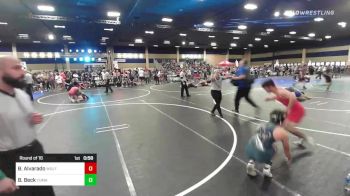 137 lbs Round Of 16 - Benjamin Alvarado, Wolf Den vs Benton Beck, Yuma Grit WC