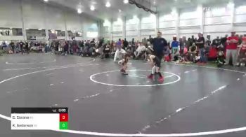 B-45 Mats 1-4 8:00 am lbs Round Of 16 - Cooper Corona, NA vs Kaleb Anderson, OH
