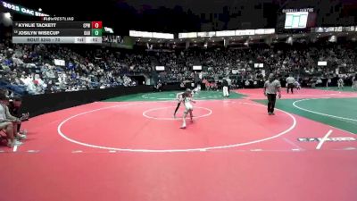 70 lbs Cons. Round 2 - Kynlie Tackett, CPWA vs Josilyn Wisecup, DAB1