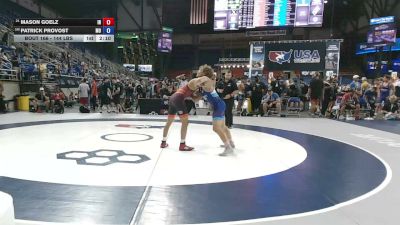 144 lbs Champ. Rd Of 128 - Mason Goelz, Indiana vs Patrick Provost, Missouri