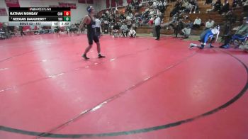 157 lbs Quarterfinal - Keegan Daugherty, Yucaipa vs Nathan Monday, Corona Del Mar