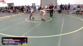 157 lbs Quarterfinal - Masausi Afoa, Anchorage Youth Wrestling Academy vs Everett Monteil, Anchorage Freestyle Wrestling Club