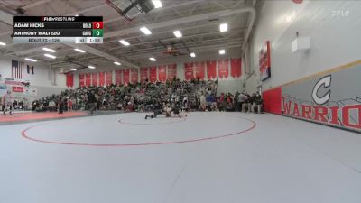 126 lbs Champ. Round 1 - Adam Hicks, Dolores vs Anthony Maltezo, Canon City