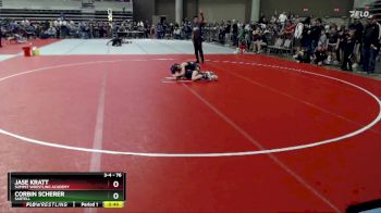 76 lbs 5th Place Match - Corbin Scherer, Sartell vs Jase Kratt, Summit Wrestling Academy