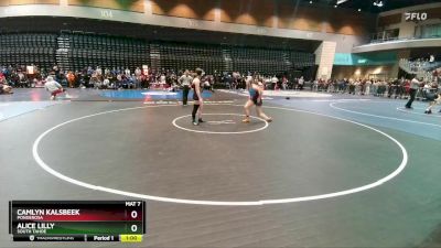 155 lbs Cons. Round 3 - Camlyn Kalsbeek, Ponderosa vs Alice Lilly, South Tahoe