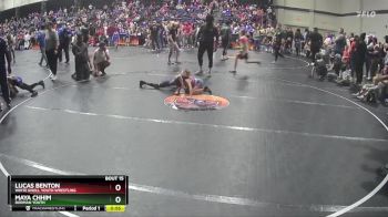 58 lbs Quarterfinal - Maya Chhim, Dorman Youth vs Lucas Benton, White Knoll Youth Wrestling