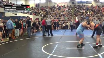 237 lbs Quarterfinal - Alicia Ramirez, Finneytown vs Kaylinn Vance, Wilmington Ladies Freestyle Wr