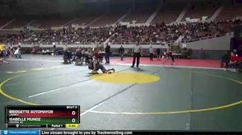 132 lbs Quarterfinal - Isabelle Munoz, Casteel HS vs Bridgette Sotomayor, Liberty