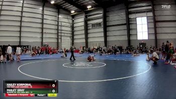 117 lbs Final - Mailey Gray, Queens Of The Corn Red vs Hailey Korporal, The Fort Lady Hammers