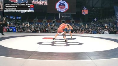 157 lbs Champ. Rd Of 16 - Kadin Martin, Minnesota vs Jake Austin, Florida