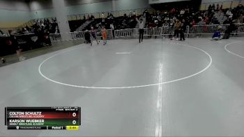 92 lbs Cons. Round 4 - Colton Schultz, Callan Wrestling Academy vs Karson Wuebker, Sebolt Wrestling Academy