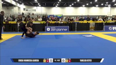 Yanelisa Reyes vs Ericka Wannessa Almeida 2025 World IBJJF Jiu-Jitsu No-Gi Championship