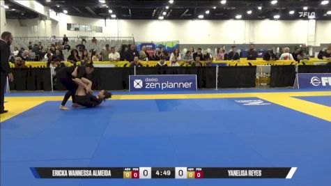 Yanelisa Reyes vs Ericka Wannessa Almeida 2025 World IBJJF Jiu-Jitsu No-Gi Championship