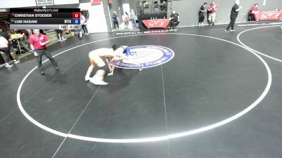 165 lbs Champ. Rd Of 16 - Christian Stoeber vs Lum Hasani, World Team Training Center