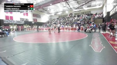 140 lbs Cons. Round 2 - Vanessa Salgado, Adelanto vs Yareli Mancilla, Eisenhower