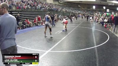 126 lbs Quarterfinals (8 Team) - Lexie Hillmer, South Dakota Lightning vs Rhiannon Tramp, Nebraska Red