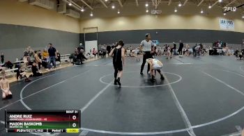 92 lbs Round 7 (10 Team) - Andre Ruiz, Aggression Legionnaires vs Mason Baskomb, Reaper WC
