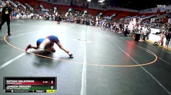119 lbs Cons. Round 2 - Nathan Walkowiak, Shamrock Select vs Jamison Gregory, Detroit Catholic Central