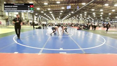 145 lbs Consi Of 32 #1 - Nicholas Genin, MA vs Tristan Ziobro, NJ