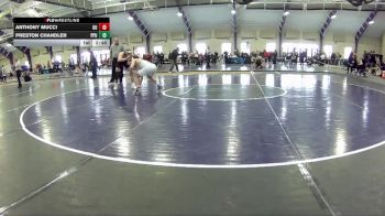 133 lbs Champ. Round 1 - Anthony Mucci, UPJ Unattached vs Preston Chandler, Point Park University