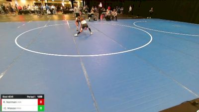 5th - 6th grade - 82 Champ. Round 2 - Carter Mason, Moen Wrestling Academy vs Ryker Norman, Ubasa Wrestling Academy