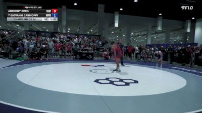 74 kg Champ. Rd Of 64 - Anthony Berg, Central Coast Regional Training Center vs Giovanni Cassioppi, Nebraska Panhandle Wrestling Club