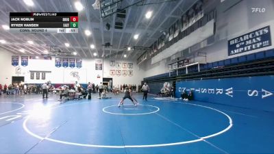 144 lbs Cons. Round 4 - Ryker Hansen, Cheyenne East vs Jack Noblin, Douglas