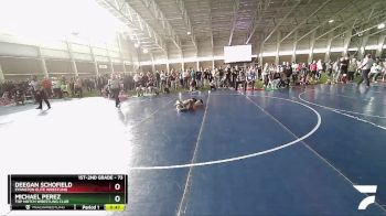 73 lbs Cons. Round 2 - Michael Perez, Top Notch Wrestling Club vs Deegan Schofield, Evanston Elite Wrestling