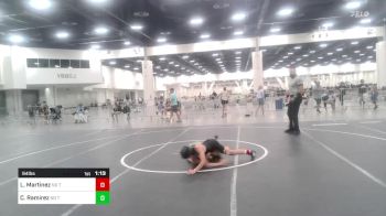 94 lbs Rr Rnd 5 - Lucy Martinez, No Team vs Camila Ramirez, No Team