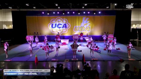 Strawberry Crest High School [2025 Medium Varsity Non Tumbling Game Day Day 1] 2025 UCA Florida Regional