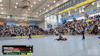 138 lbs Cons. Semi - Jerusalem Howard, Lake Forest H S vs Piero Papili, Delaware Military Academy