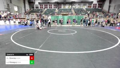 95 lbs Consi Of 4 - Luke Downey, Morris Fitness Wrestling Club vs Jaxon Peneguy, Roundtree Wrestling Academy