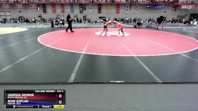 124 A Champ. Round 2 - Rose Kaplan, Indiana Tech vs Janessa George, North Central (IL)