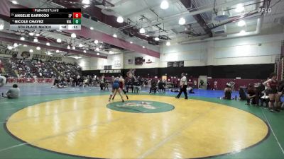 170 lbs 5th Place Match - Angelie Barrozo, Santa Paula vs Nicole Chavez, Walnut