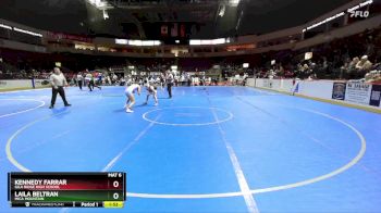 100 lbs Semifinal - Kennedy Farrar, Gila Ridge High School vs Laila Beltran, Mica Mountain