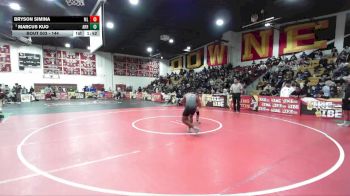 144 lbs Quarterfinal - Marcus Kuo, Arroyo vs Bryson Simina, MoanaLua