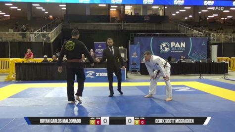 Derek Scott McCracken vs Bryan Carlos Maldonado 2026 Pan Jiu Jitsu IBJJF Championship