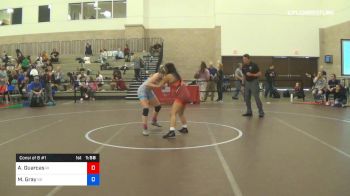 58 kg Consi Of 8 #1 - Anjelica Guarcas, Team Rhode Island vs Madyson Gray, Team Kansas