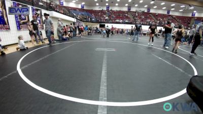 110 lbs Quarterfinal - Elijah McBride, Husky Wrestling Club vs Ephraim Smith, Comanche Takedown Club