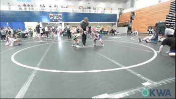 55 lbs Semifinal - Hayes Wheaton, Team Guthrie Wrestling vs Walker Gastineau, Standfast