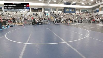120 lbs 5th Place Match - Ethan Waxberg, Betsu vs Eli Mendoza, Gilroy Hawks