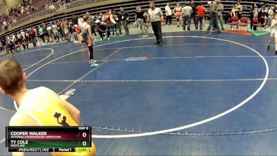 97 lbs Cons. Semi - Ty Cole, WESTLAKE vs Cooper Walker, Wyoming Underground Wrestling