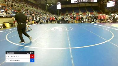 88 lbs Rnd Of 32 - Ryker Leonard, OH vs Cam Whitehead, IL