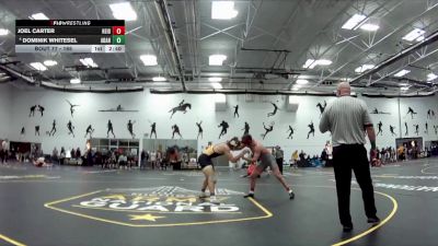 165 lbs Quarterfinal - Joel Carter, Heidelberg vs Dominik Whitesel, Adrian