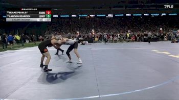 D3-165 lbs Champ. Round 1 - Blake Peasley, Belding vs Landon Bearden, Quincy