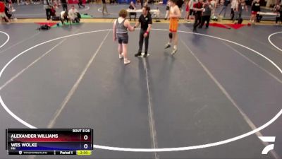 187 lbs Quarterfinal - Alexander Williams, IL vs Wes Wolke, MN