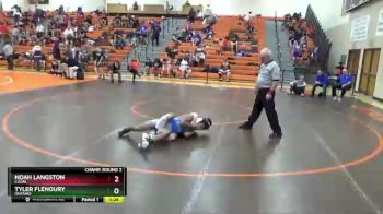 138 lbs Champ. Round 2 - Noah Langston, Lucas vs Tyler Flenoury, Ontario